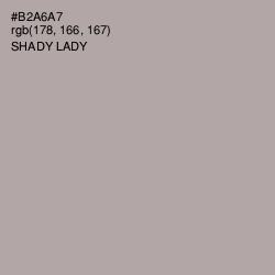 #B2A6A7 - Shady Lady Color Image